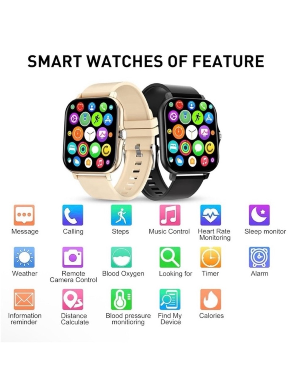 🆕-Smart Watch Touchscreen, Sports Health, Fitness, Sleep Tracker, Timer, Fitness - Picture 8 of 12